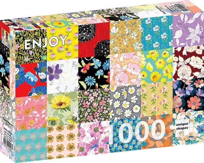 Puzzle modele florale 1000 piese