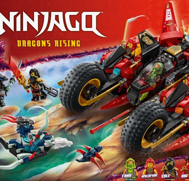 Lego Ninjago Vehicul de luptă ninja 3în1