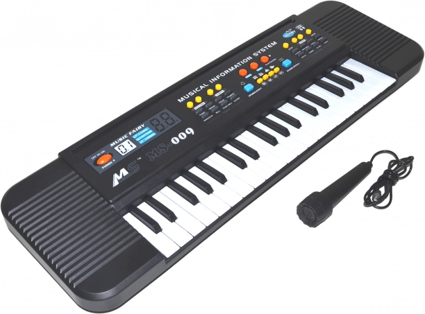 Pian digital pentru copii de 54 cm cu microfon