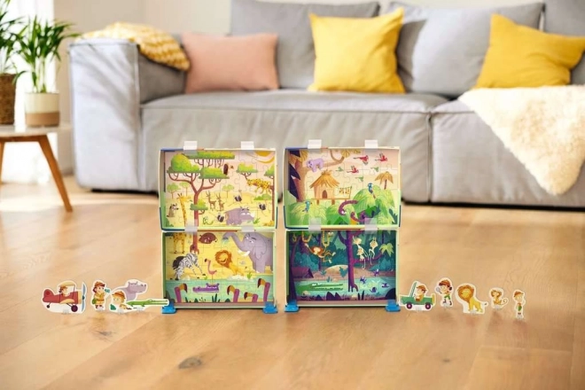 Puzzle și joc: Safari de la Ravensburger