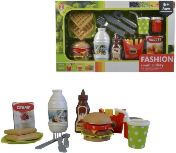 Set de asamblare hamburgeri pentru copii