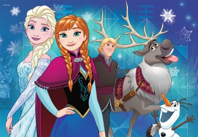 Puzzle 2x24 elemente frozen prieteni