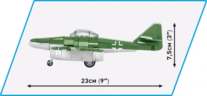 Avion de război Messerschmitt Me 262 II WW, scară 1:48, 250 piese