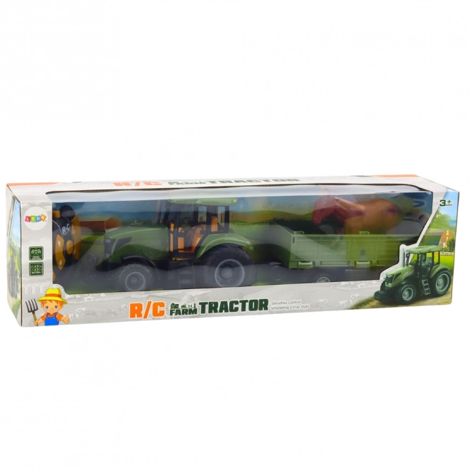 Baza Tractor cu Remorcă și Cal la Telecomandă