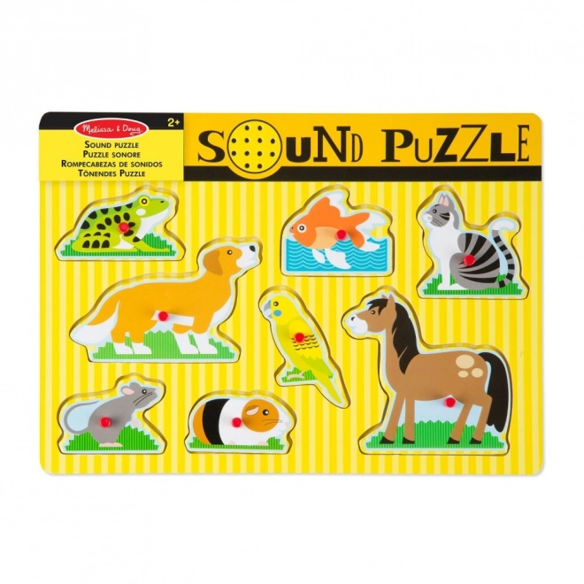 Puzzle sonore - animale domestice