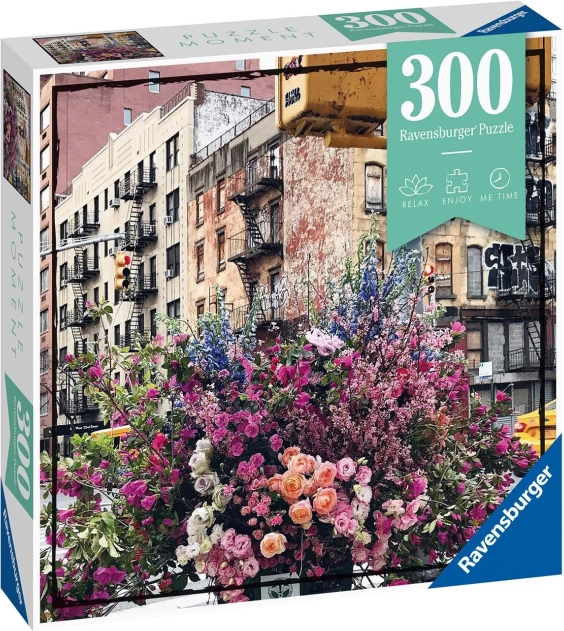Puzzle Ravensburger flori în New York 300 piese