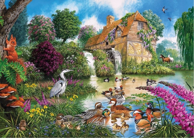 Puzzle Gibsons Flora și Fauna 4x500 piese