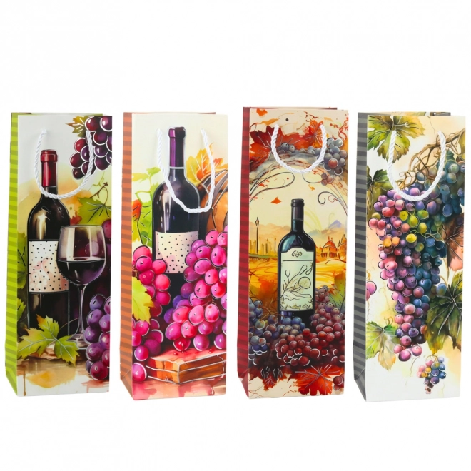 Pungă de cadou din hârtie pentru vin