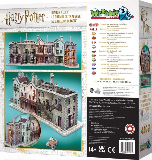 Puzzle 3D Diagon Alley Harry Potter