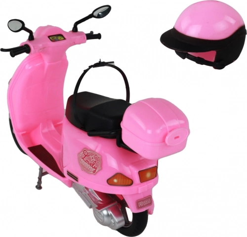 Scuter roz cu cap ghidon rotativ