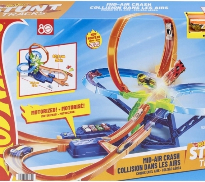 Pistă Hot Wheels Stunt Coliziune în aer