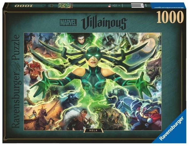 Puzzle Ravensburger Villainous: Hela 1000 piese