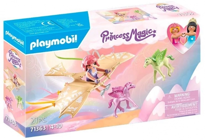 Set figurine Playmobil Princess Magic - Excursia Magică cu Pegas Tânăr