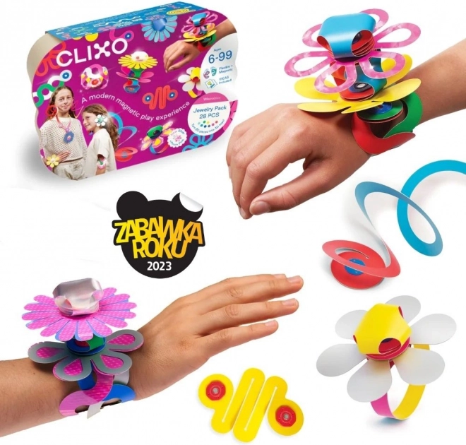 Pachet Clixo Bijuterii Set creativ de piese pentru realizarea bijuteriilor - 28 buc