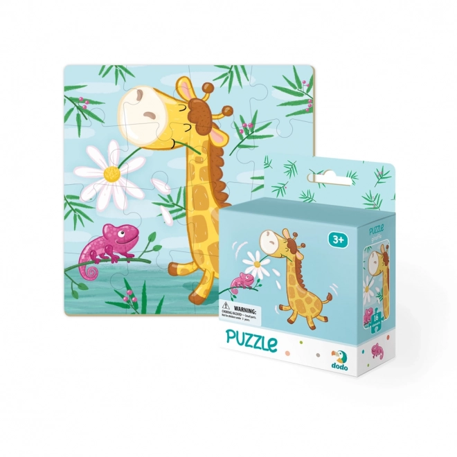 Puzzle DODO girafă 16 piese