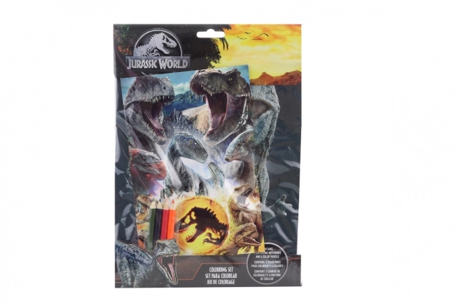 Set de colorat Jurassic World