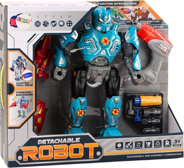 Robot mobil cu propulsie din bateria bormașinii pentru copii