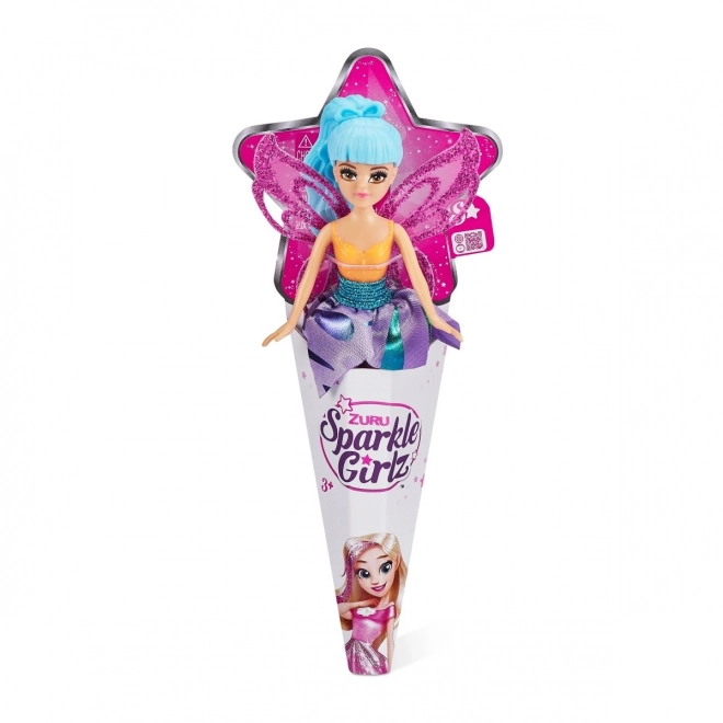 Păpușă Mini Sparkle Girlz 10 cm în set cartonat 24 bucăți