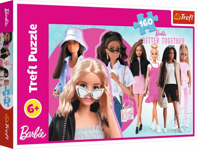 Puzzle 160 de piese Barbie și lumea ei