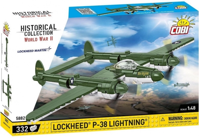 klocki avion Lockheed P-38 Lightning