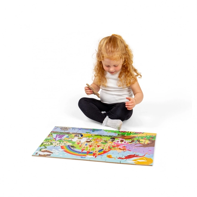 Puzzle fantezie copii Bigjigs Toys