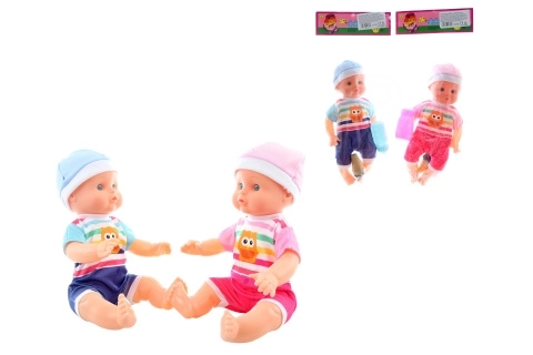 Bebeluș jucărie care face pipi cu accesorii