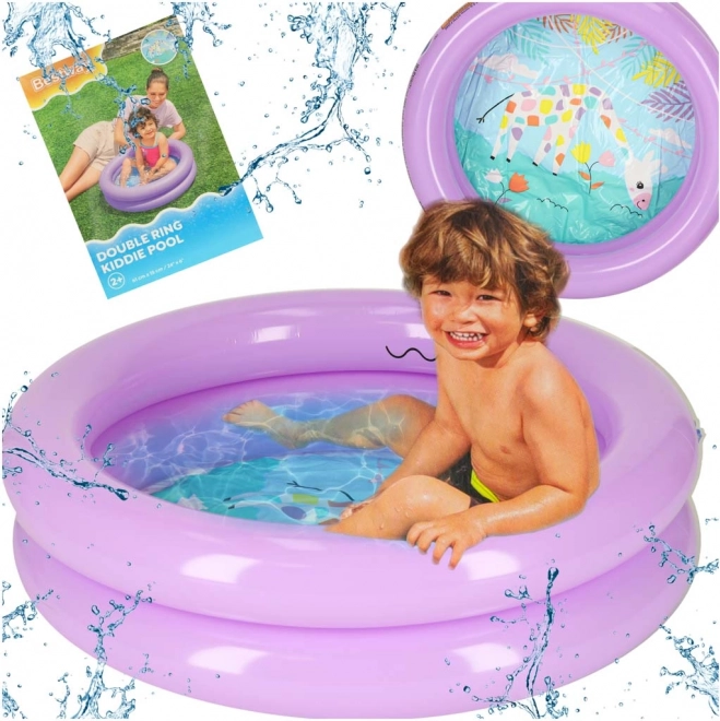 Piscină gonflabilă pentru copii violetă Bestway