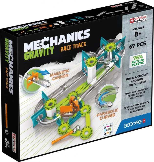 Set de construcție Geomag Mechanics Gravity 67 de elemente