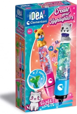 Clementoni Idea set creativ pentru realizarea evidențiatorilor Sweet Pets