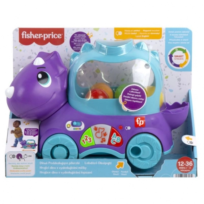 Dino interactiv cu mingi săltărețe Fisher-Price