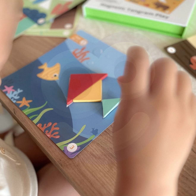 Puzzle tangram pentru copii