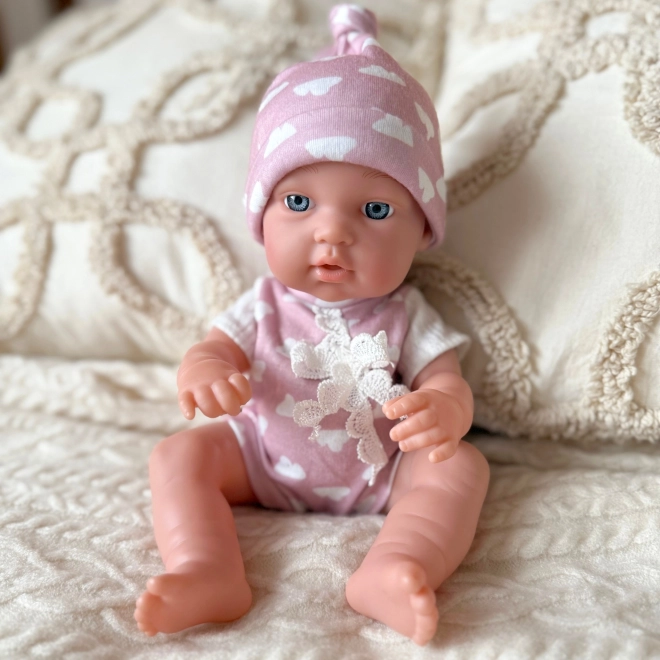 Păpușă adorabilă Woopie Royal în ținută roz 36 cm