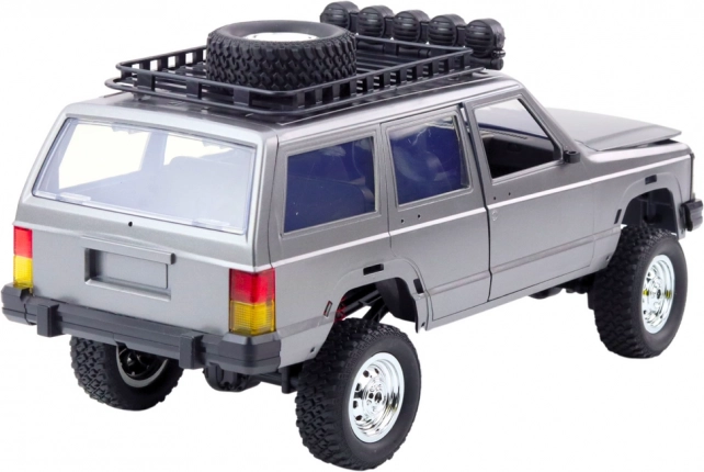 Vehicul teren distractiv RC 4x4 Argintiu 1:12