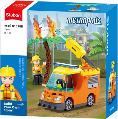 Sluban Metropolis Vehicul de Salvare pentru copii