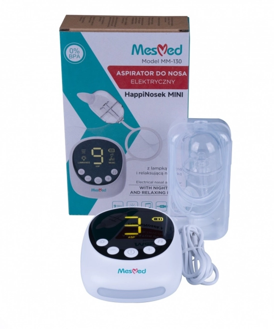 Aspirator electric pentru nas pentru bebeluși și copii MesMed HappiNosek Mini