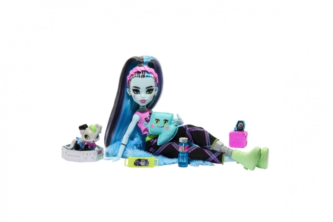 Lală Monster High Petrecere în Pijamale Frankie Stein