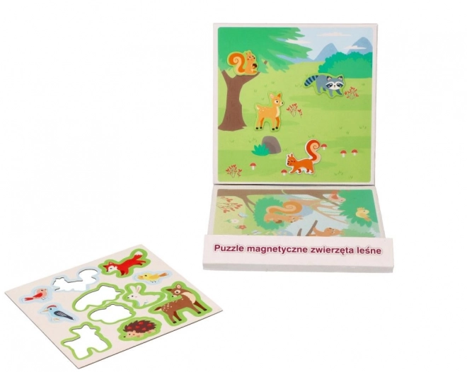 Puzzle magnetice animale din pădure