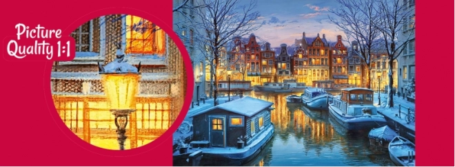 Puzzle Amsterdam noaptea 1000 piese