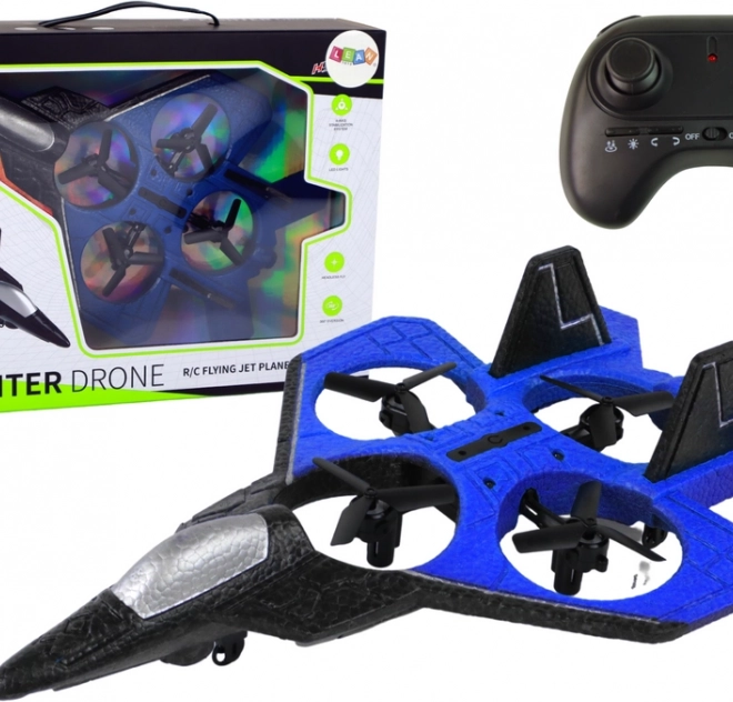 Dron RC de Curse Myśliwiec Albastru
