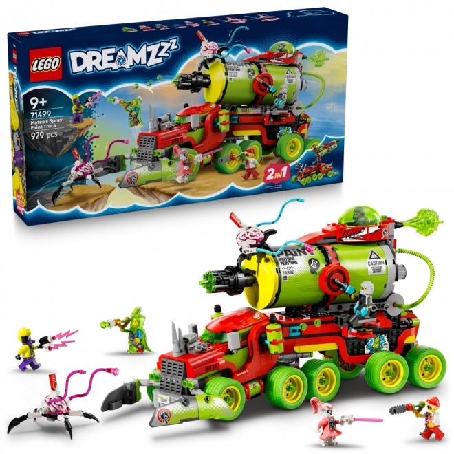 Vehiculul lui Mateo LEGO DREAMZzz cu spray