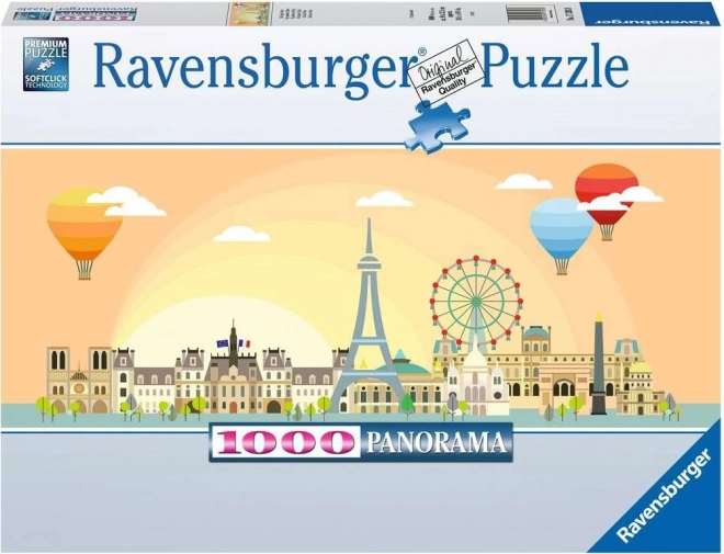 Puzzle panoramice Paris 1000 de piese