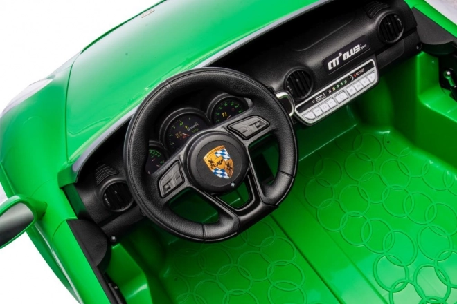 Mașină electrică verde 4x4 pentru copii