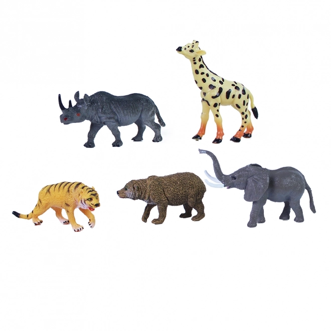 Figurine animale sălbatice mari set 5 bucăți