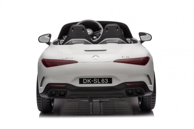 Mașinuță electrica Mercedes AMG SL63 alb