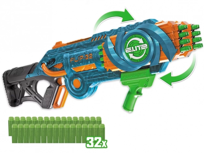 pistol nerf elite 2.0 flip-32