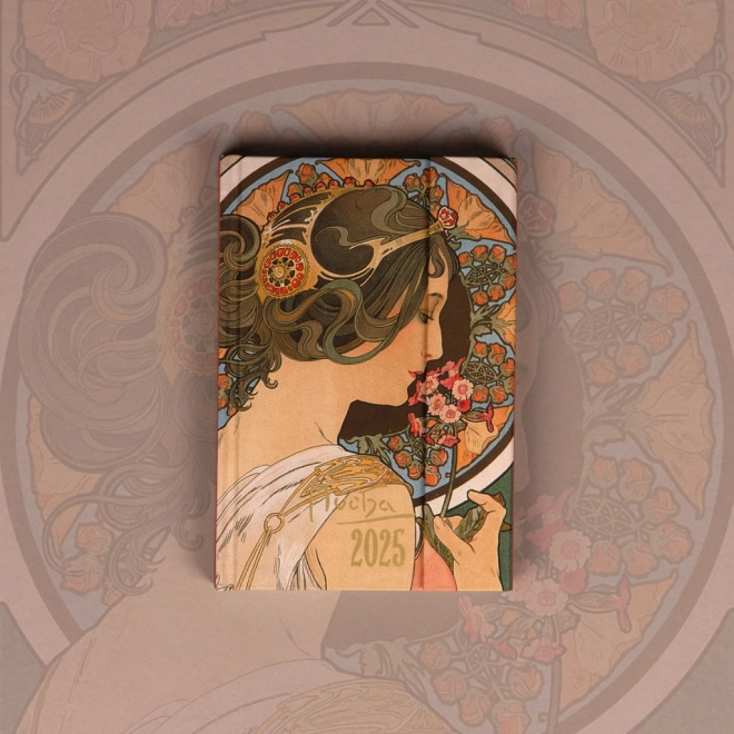 Agenda săptămânală magnetică Alfons Mucha 2025