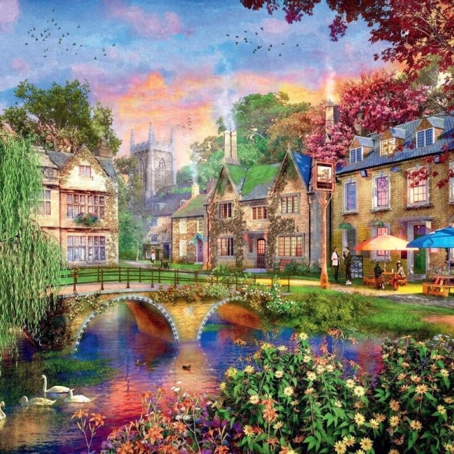 Puzzle Ravensburger Calea Cotswold 1000 piese