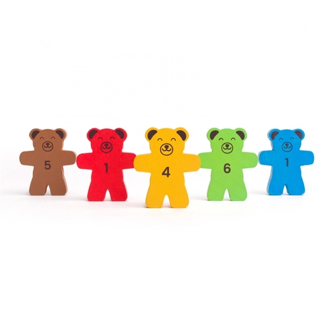 Joc turn de urși căzători Bigjigs Toys