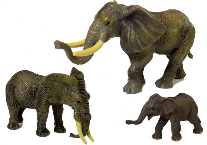 set figurine safari animale elefant și tigru