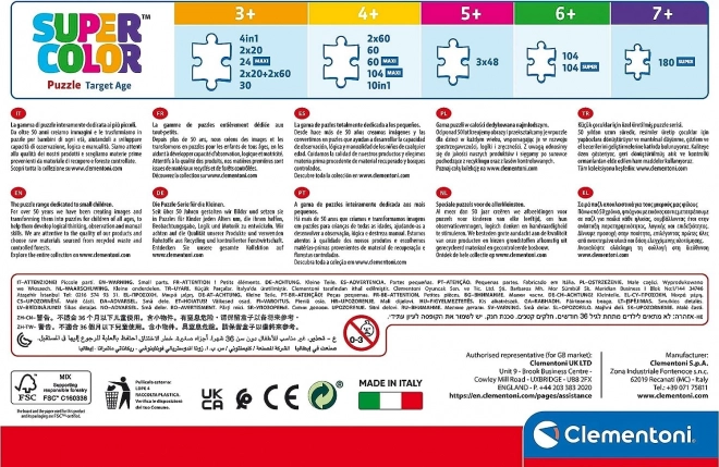 Puzzle progresiv Trolls - 4 în 1 de la Clementoni